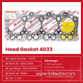 Cylinder Head gasket Kit for MITSUBISHI 4D33 OEM:ME013334